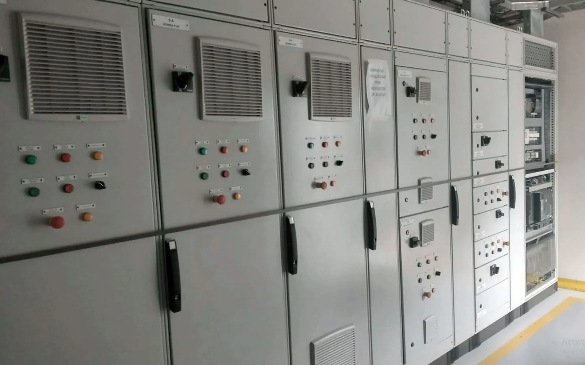 Nueva Planta de Agua - Sala de BT en Shelter