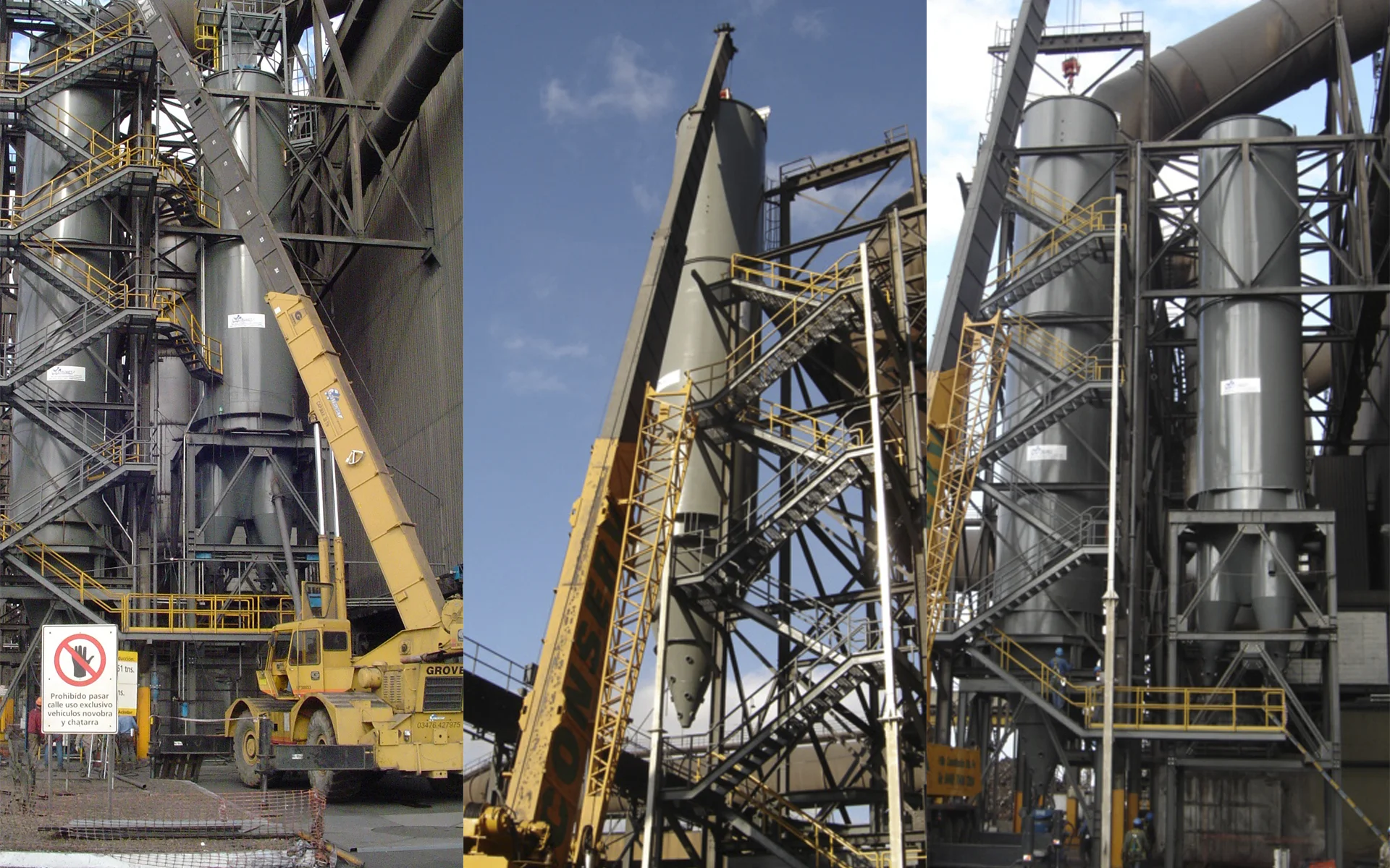 Acindar - Montaje de silos